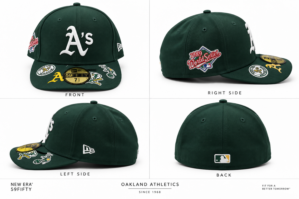 New Era® Oakland Athletics 59FIFTY – Green 1989 World Series