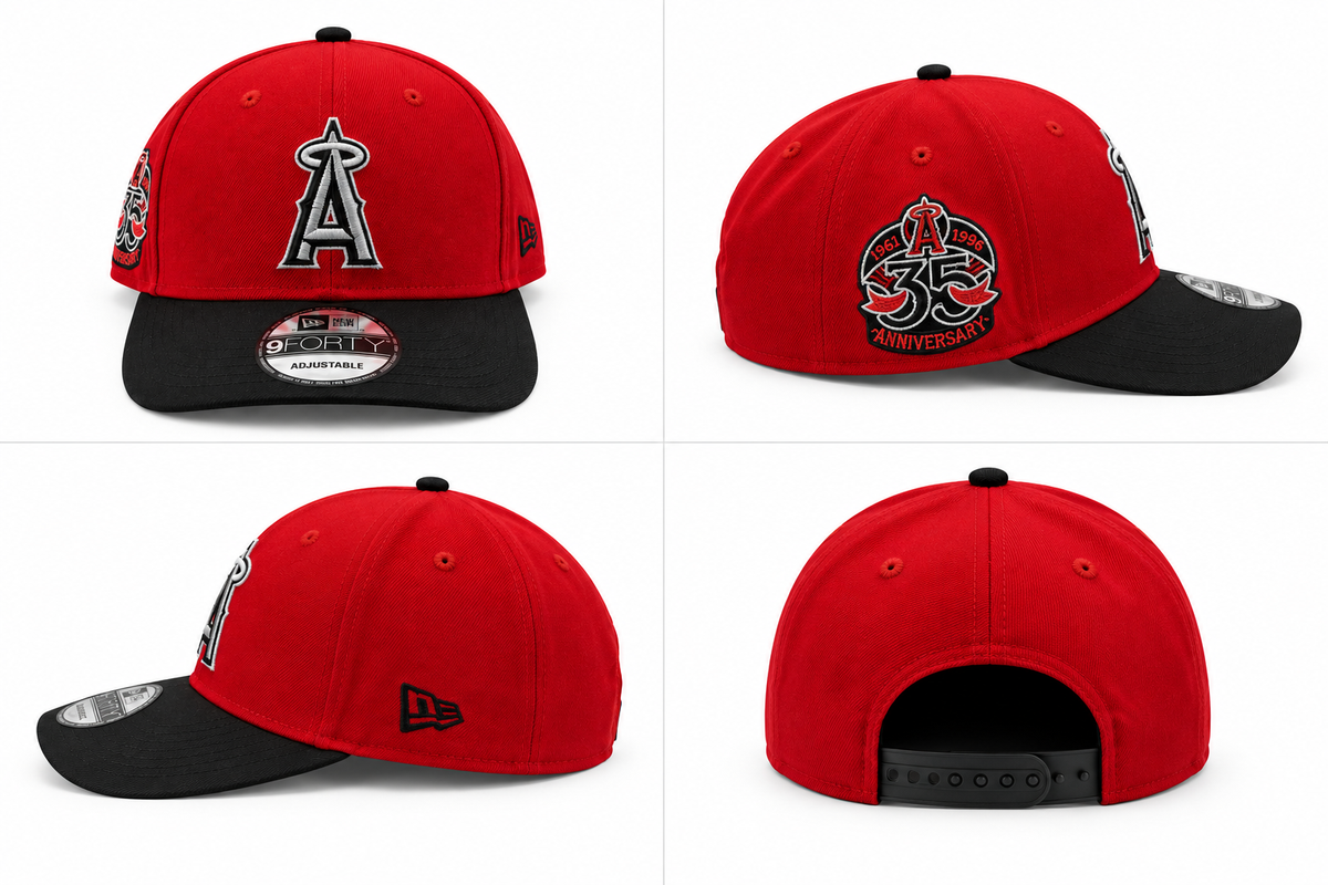 New Era® Los Angeles Angels 9FORTY – Red & Black 35th Anniversary