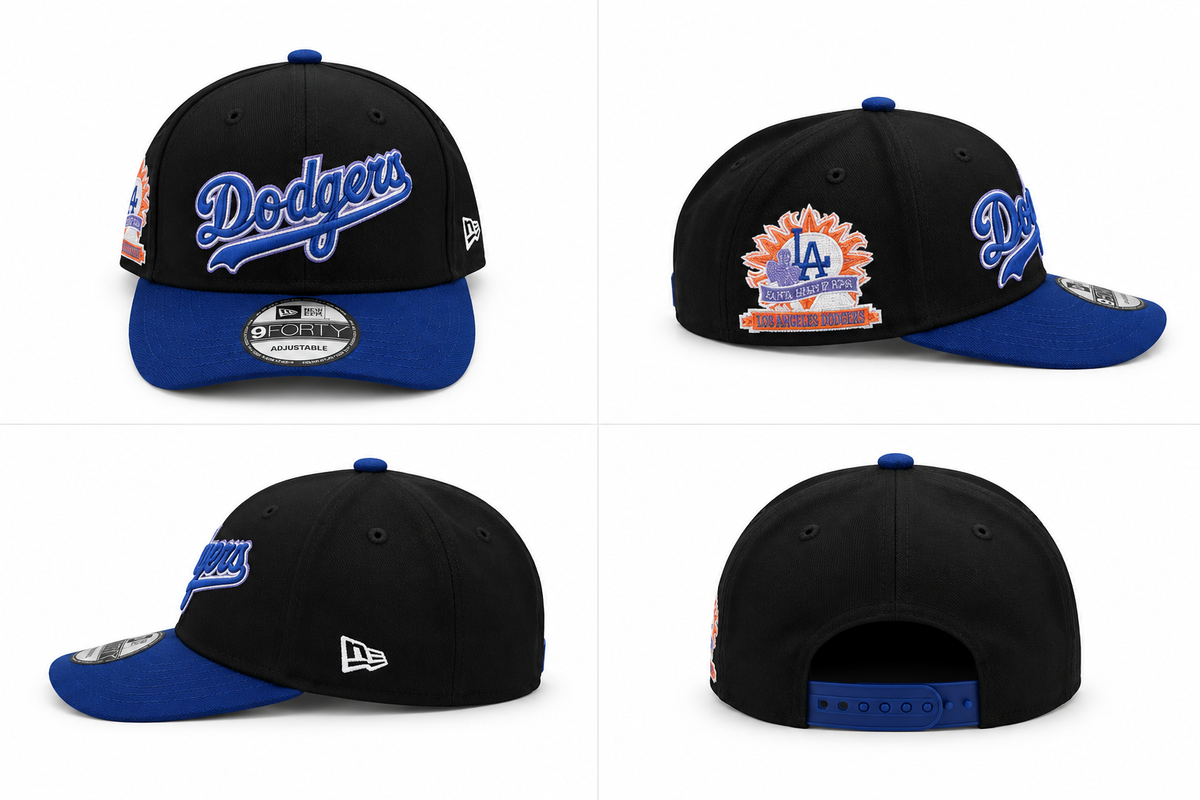 New Era® Los Angeles Dodgers 9FORTY A-Frame – Black & Royal