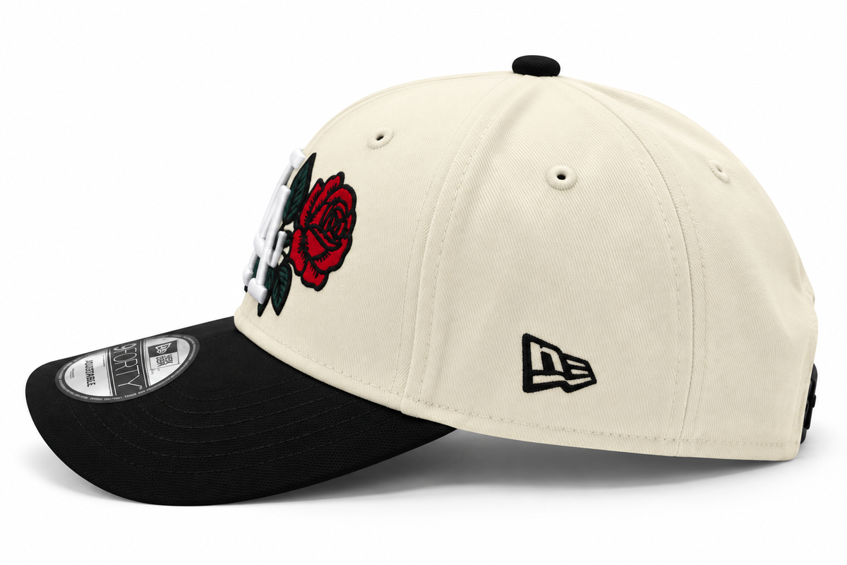 New Era® Los Angeles Dodgers 9FORTY – Floral Cream & Black